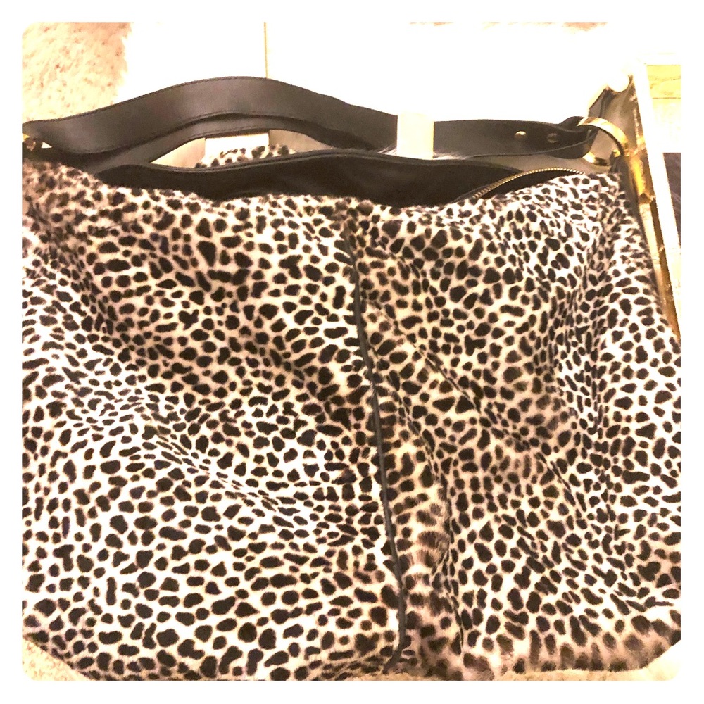 Besso animal print shoulder bag
